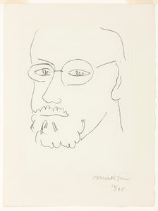 Autorretrato, vista de tres cuartos de Henri Matisse