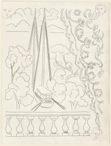 Soupir, plato cinco de Poesies de Mallarmé de Henri Matisse