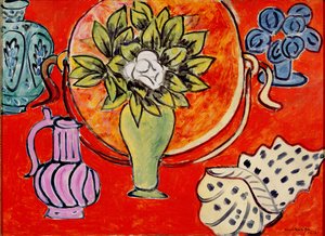 Naturaleza muerta con una magnolia de Henri Matisse