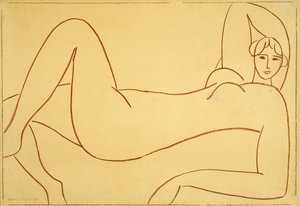 Estudio sobre el desnudo rosa de Henri Matisse
