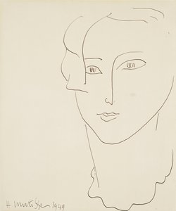 Cabeza de mujer de Henri Matisse