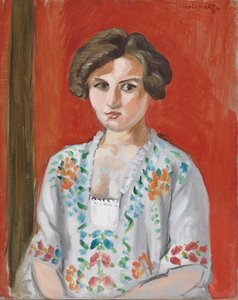 La blusa búlgara, c.1920 (óleo sobre lienzo)