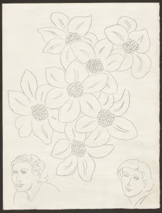 Las Flores, lámina seis de Poesies de Mallarmé de Henri Matisse