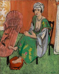 El vestido verde (La Robe verte) de Henri Matisse