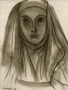 La Monja (Estudio para Letras Portuguesas) de Henri Matisse