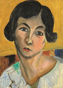 Cabeza de mujer inclinada (Lorette)