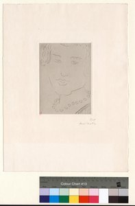Rostro con collar de perlas de Henri Matisse