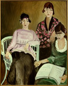 las tres hermanas 1917 (óleo sobre lienzo)