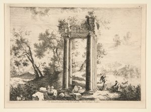 Paisaje con Tobías y el Ángel de Henri Mauperche
