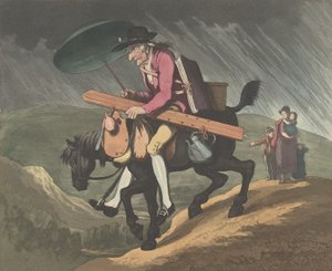 Un artista viajando en Gales de Henri Merke