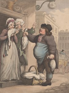 Gritos de Londres, No. 2: Compra mi ganso, mi ganso gordo, 1 de enero de 1799 de Henri Merke