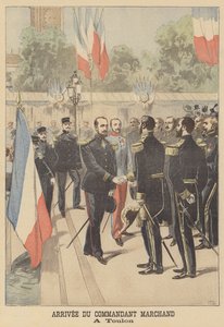 Llegada del Mayor Marchand a Toulon