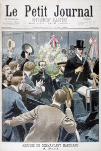 Llegada del comandante Marchand a París, 1899