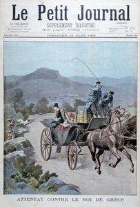 Intento de ataque al Rey de Grecia, 1898 de Henri Meyer