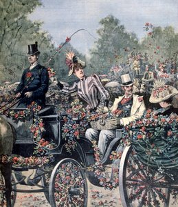 Desfile de la Batalla de las Flores, 1891 de Henri Meyer