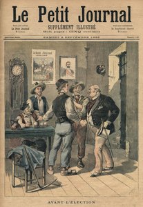 Antes de la elección, ilustración de 