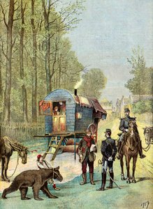 Censo bohemio por la gendarmería de Henri Meyer