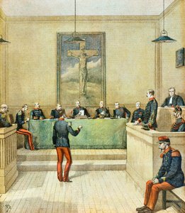 El capitán Dreyfus ante el Consejo de Guerra de Henri Meyer