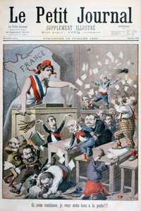 Caricatura de la Cámara de Diputados, París, 1898 de Henri Meyer