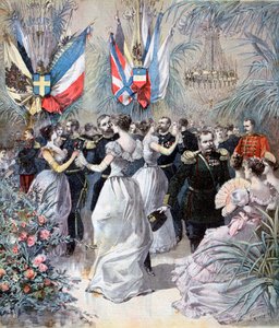 Celebraciones en honor a la visita de la flota rusa en Toulon de Henri Meyer