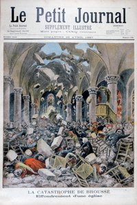 Colapso de una iglesia, Brousse, Francia, 1897 de Henri Meyer
