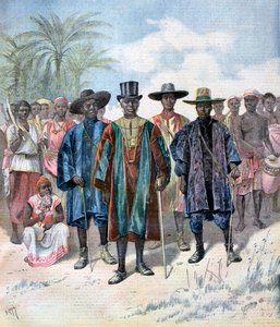 Dahomeanos, 1893 de Henri Meyer