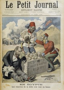 Egipto: las reservas de deuda se esfuman - en “Le Petite Journal” del 14/06/1896 de Henri Meyer
