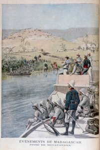 Eventos en Madagascar: La captura de Mevatanana, 1895 de Henri Meyer