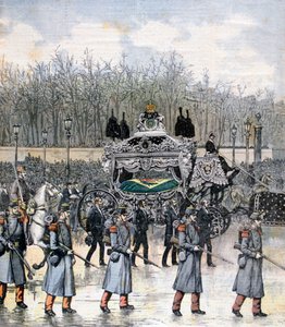 Funeral del emperador de Brasil, 1891 de Henri Meyer
