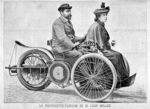Coche Voiturette de Leon Bollee, 1896