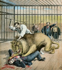Leon Eysette queriendo ser fotografiado,1895 (Ilustración) de Henri Meyer