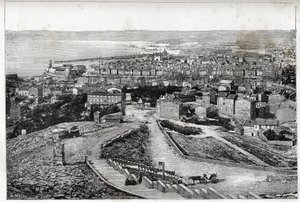 Marsella en 1894 - dibujo de Henri Meyer de Henri Meyer