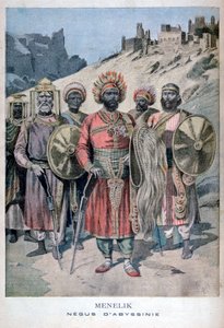Menelik II de Abisinia, 1895 de Henri Meyer
