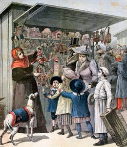 Día de Año Nuevo, París, 1892 de Henri Meyer