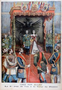Recepción de Año Nuevo en la corte rusa, 1897
