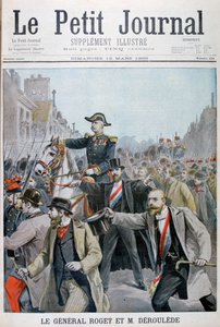 Paul Déroulède agarrando la brida del General Roget, París, 1899 de Henri Meyer