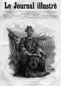 Retrato de Tu-Duc (Tu Duc) (1830-1883) Emperador de Annam (1848-1883) - Portada de 