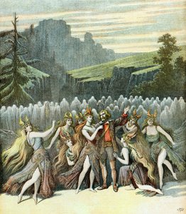 Representación de la ópera bufa 