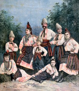 Cantantes rusos, 1891 de Henri Meyer
