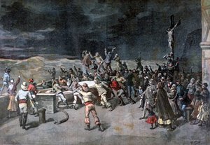 Escena siete, el rescate, de la obra Maître d