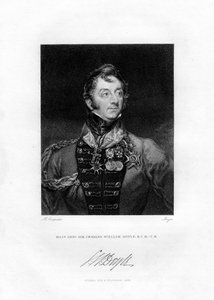 Sir Charles William Doyle, general británico, 1829 de Henri Meyer