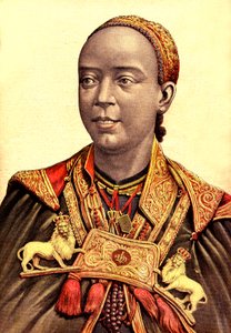 Taytou Betel, emperatriz consorte de Menelik II de Etiopía de Henri Meyer