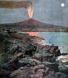 La erupción del Etna, Sicilia, 1892
