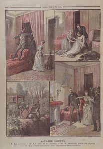El misterio de Gouffe, ilustraciones de 