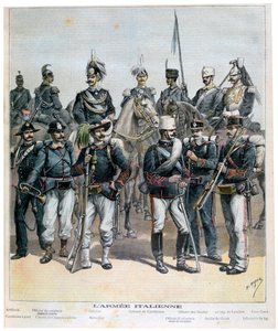 El ejército italiano, 1892 de Henri Meyer