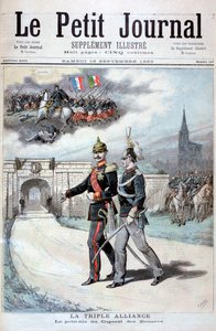 La Triple Alianza, Alemania, Austria-Hungría e Italia, 1894 de Henri Meyer