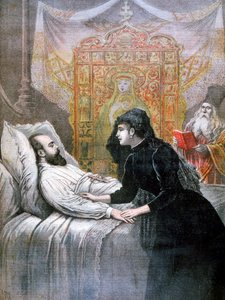 La muerte del zar Alejandro III de Rusia, 1894 de Henri Meyer