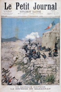 La defensa de Mazagran, Argelia, 1896 de Henri Meyer