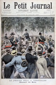 La partida de Émile Zola de Versalles, 1898 de Henri Meyer