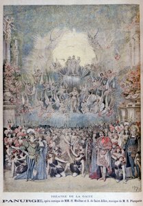 La ópera Panurge, en el Théâtre de la Gaîté, París, 1895 de Henri Meyer